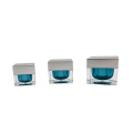 square  shape acrylic lotion bottles and jars for cosmetic container